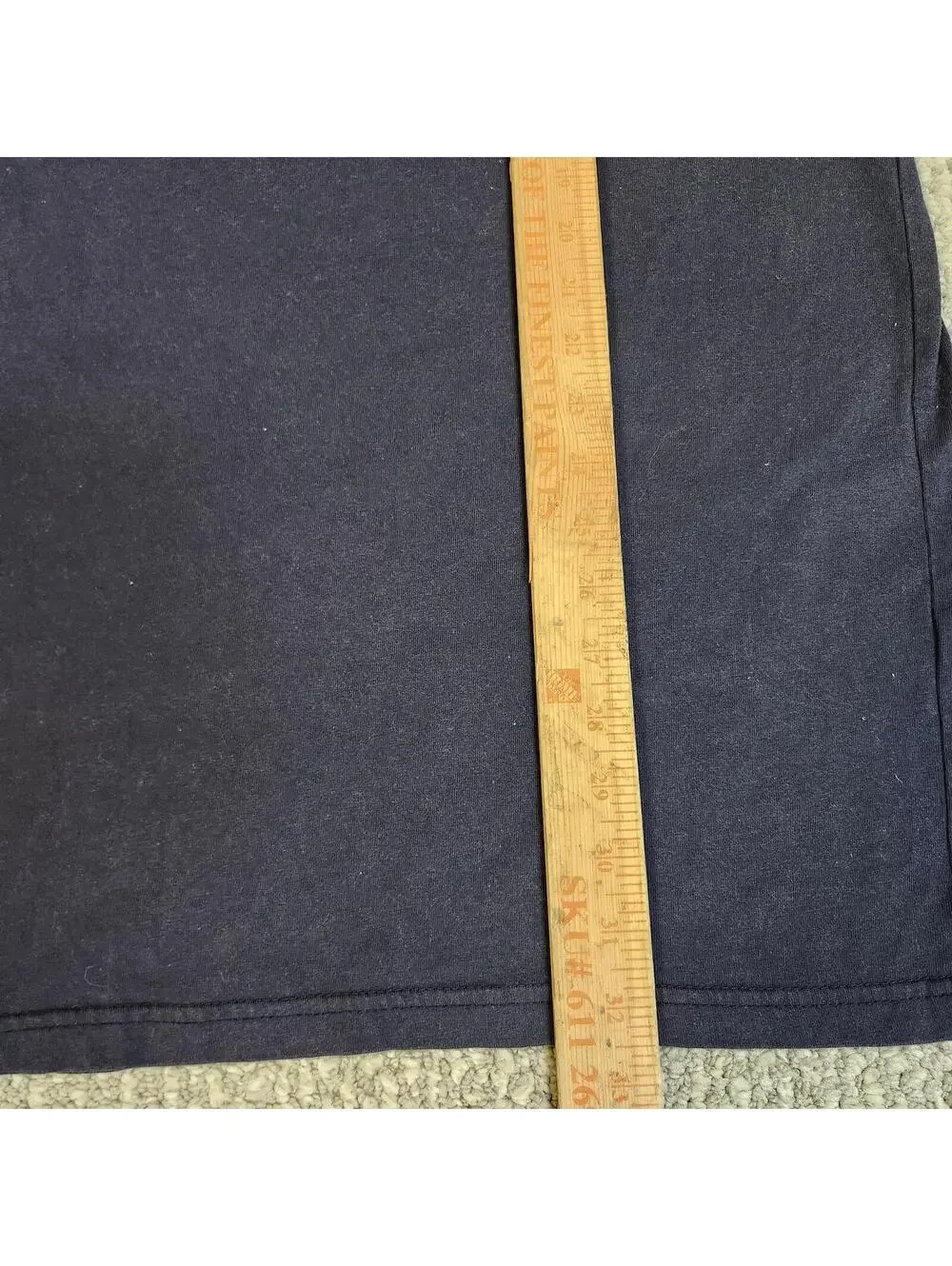 Champion Blue Short Sleeve T-Shirt with Color Block Logo Men's Size Large Tall - Picture 2 of 6
